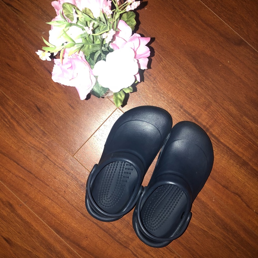 Navy Blue Closed Toe CROCS